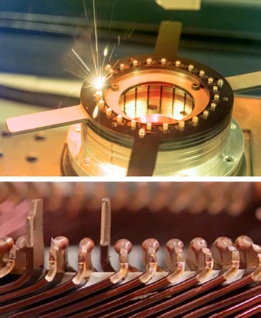 扁线电机定子制造工艺与激光焊接